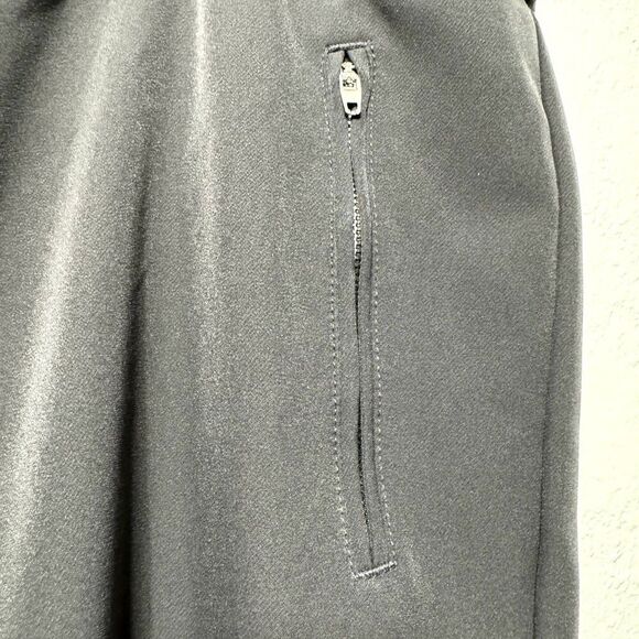 Zac & Rachel Pants Gray Work Career Tapered Leg High Rise Business Women sz 24W - Picture 2 of 4